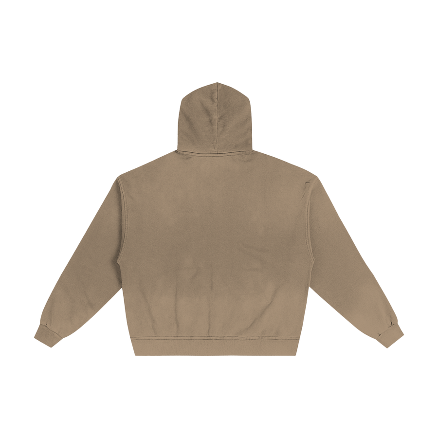 Frayed Sunfade Zip Hoodie