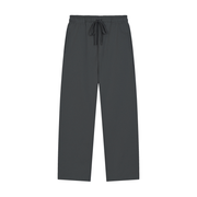 Solid Color Straight-Leg Sweatpants