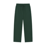 Solid Color Straight-Leg Sweatpants