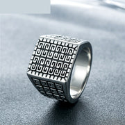 Mens Titanium Steel Ring