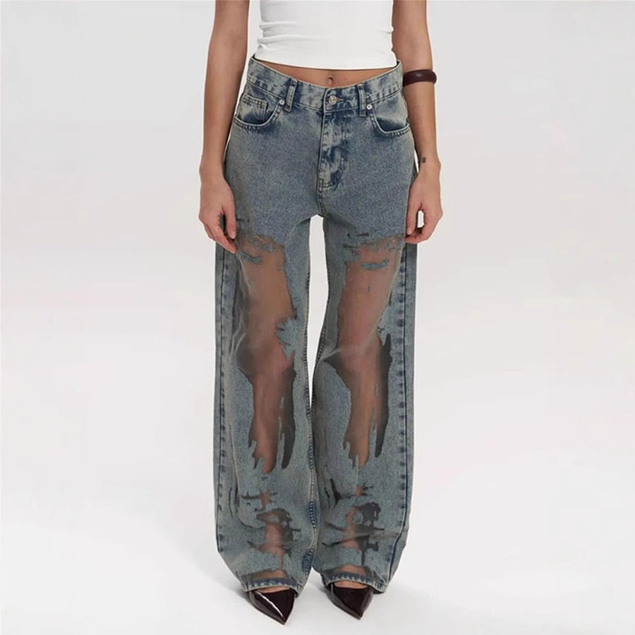 Straight-leg Jeans