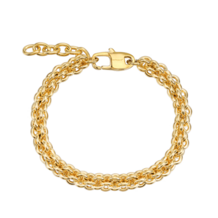 Mens Trendsetter Gold Bracelet