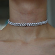 8mm Wide Cuban Chain Necklace