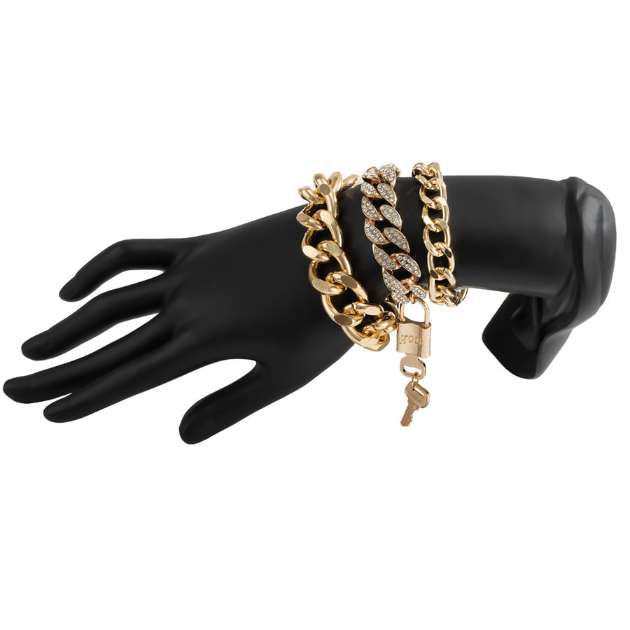 Cuban Chain Set Bracelet
