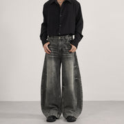 Straight Washed Jeans