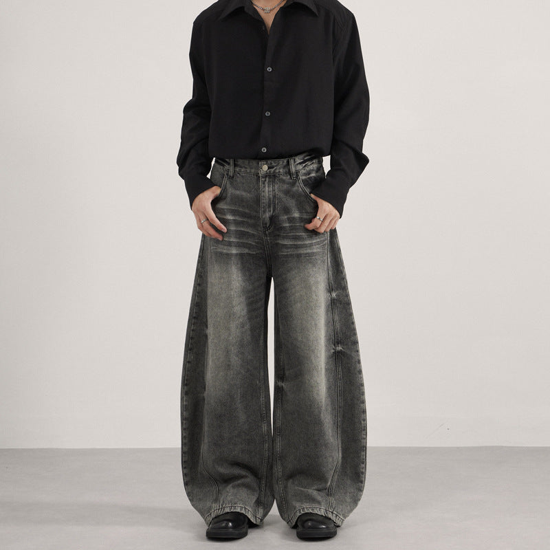 Straight Washed Jeans