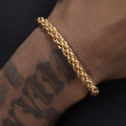 Mens Trendsetter Gold Bracelet