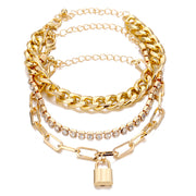 Ladies Vintage Twist Chain Bracelet
