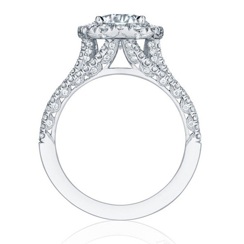 Zircon Diamond Ring