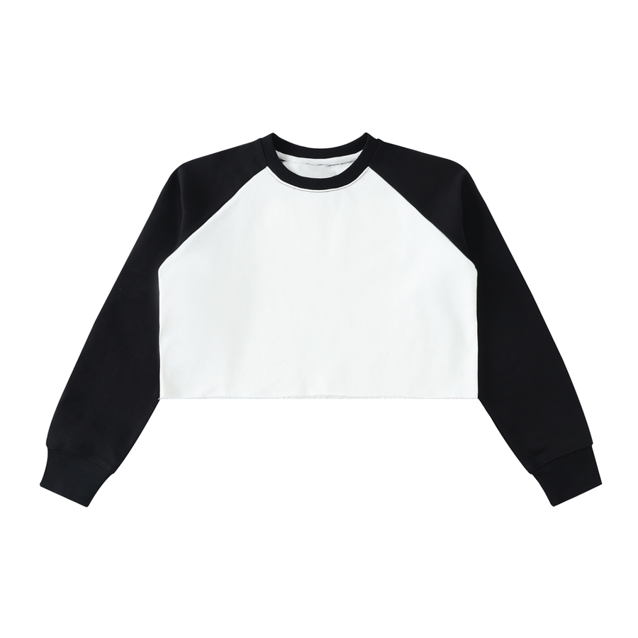 Raglan Crop Sweatshirt