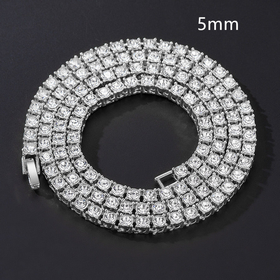 Diamond Tennis Chain Necklace