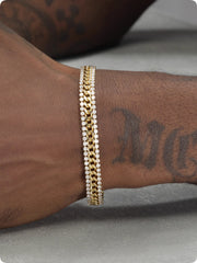 14K Gold Tennis Bracelet