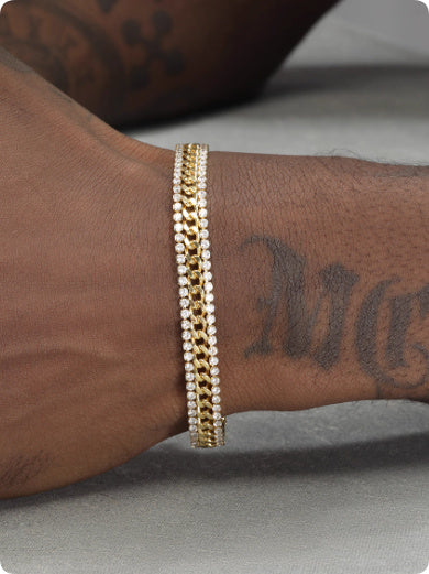 14K Gold Tennis Bracelet