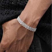 Mens Tennis Chain Bracelet