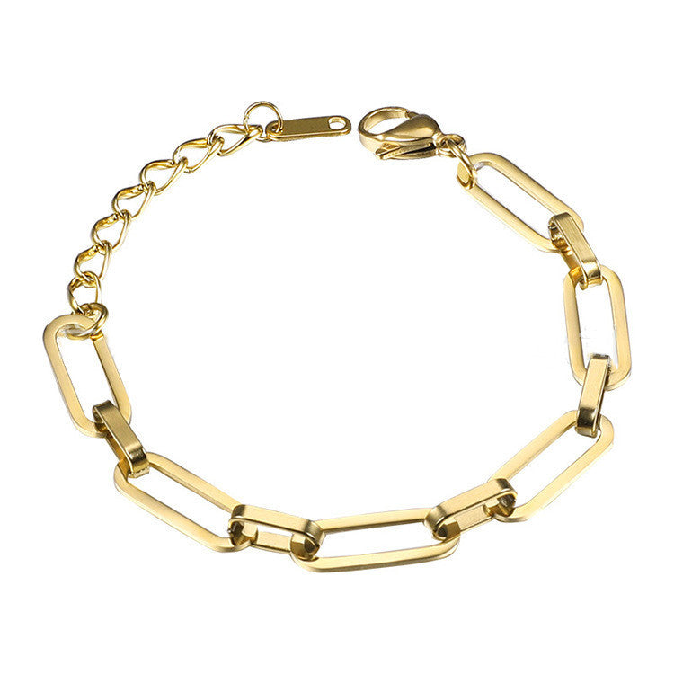 Square chain bracelet