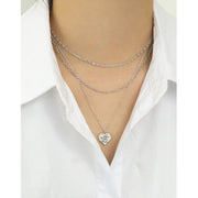 Minimalist niche chain choker necklace