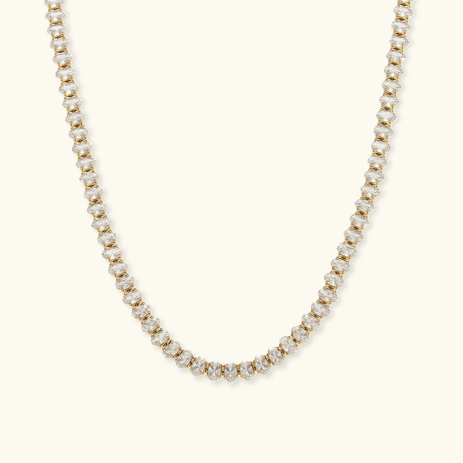 Wisteria Diamond Tennis Necklace