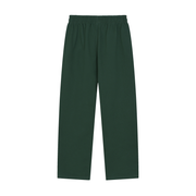 Solid Color Straight-Leg Sweatpants