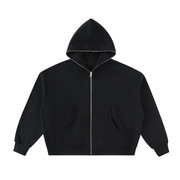 Fleeced Full-Zip Hoodie