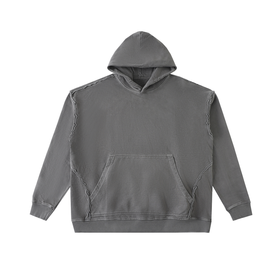 Raw-Seam Hoodie