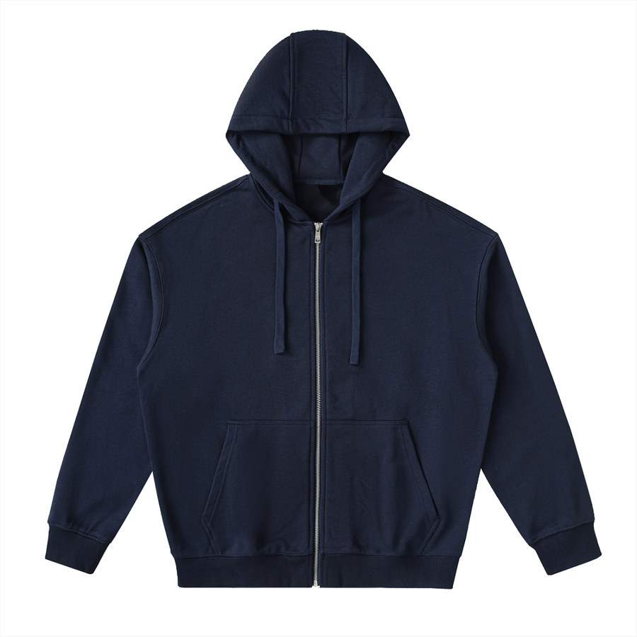 Drop Zip Up Hoodie