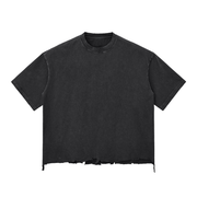 Raw-Hem Boxy T-shirt