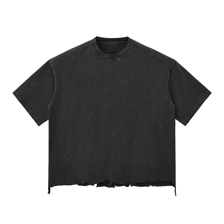 Raw-Hem Boxy T-shirt