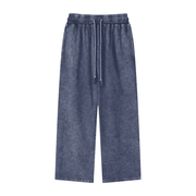 Snow Washed Straight Leg Pants