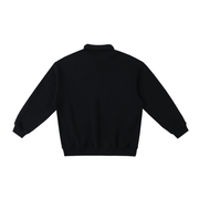 Polo-Collar Sweatshirt