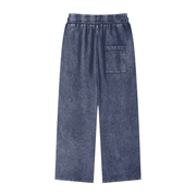 Snow Washed Straight Leg Pants