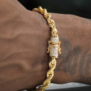 18K Gold Twist Bracelet