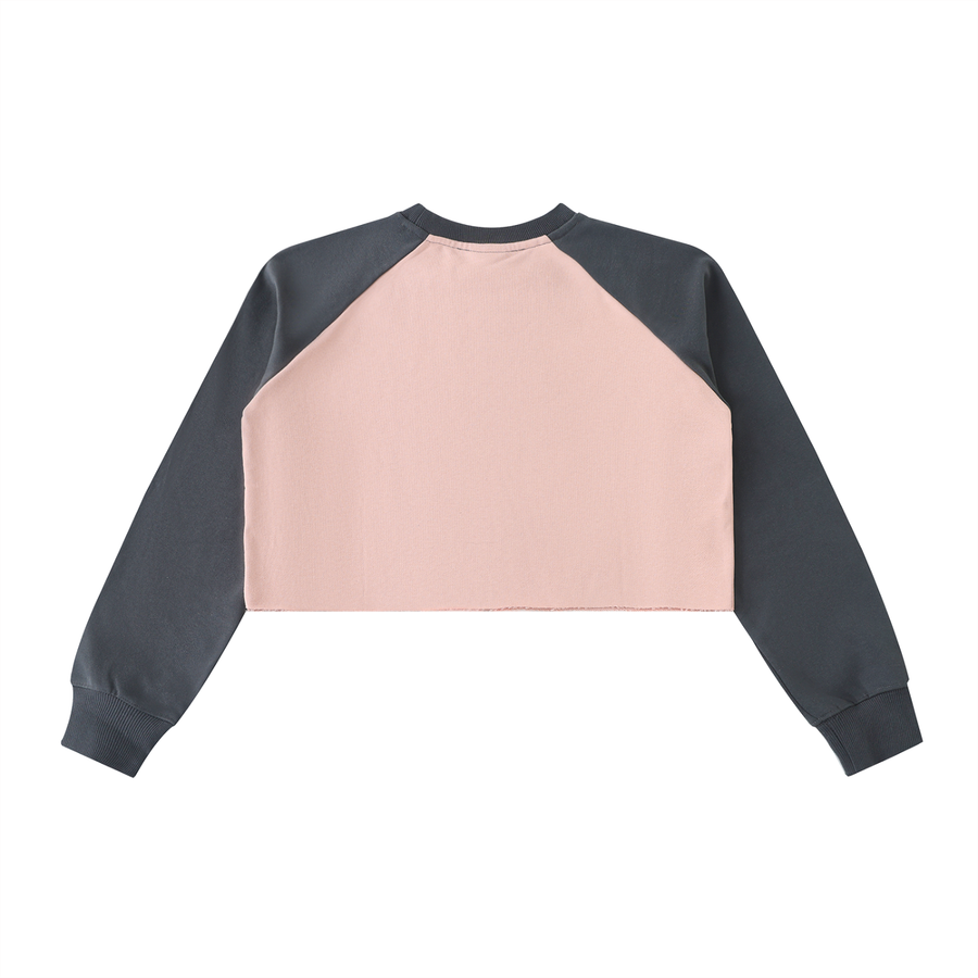Raglan Crop Sweatshirt