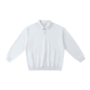 Polo-Collar Sweatshirt
