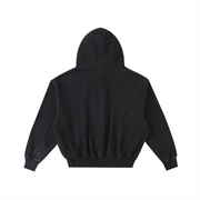 Frayed Fleece Hoodie
