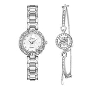 Crystal quartz watch set