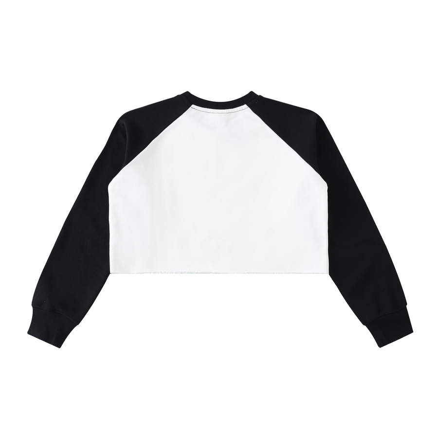 Raglan Crop Sweatshirt