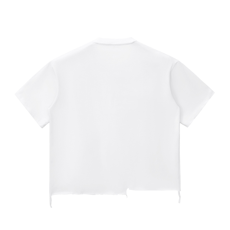 Raw-Hem Boxy T-shirt