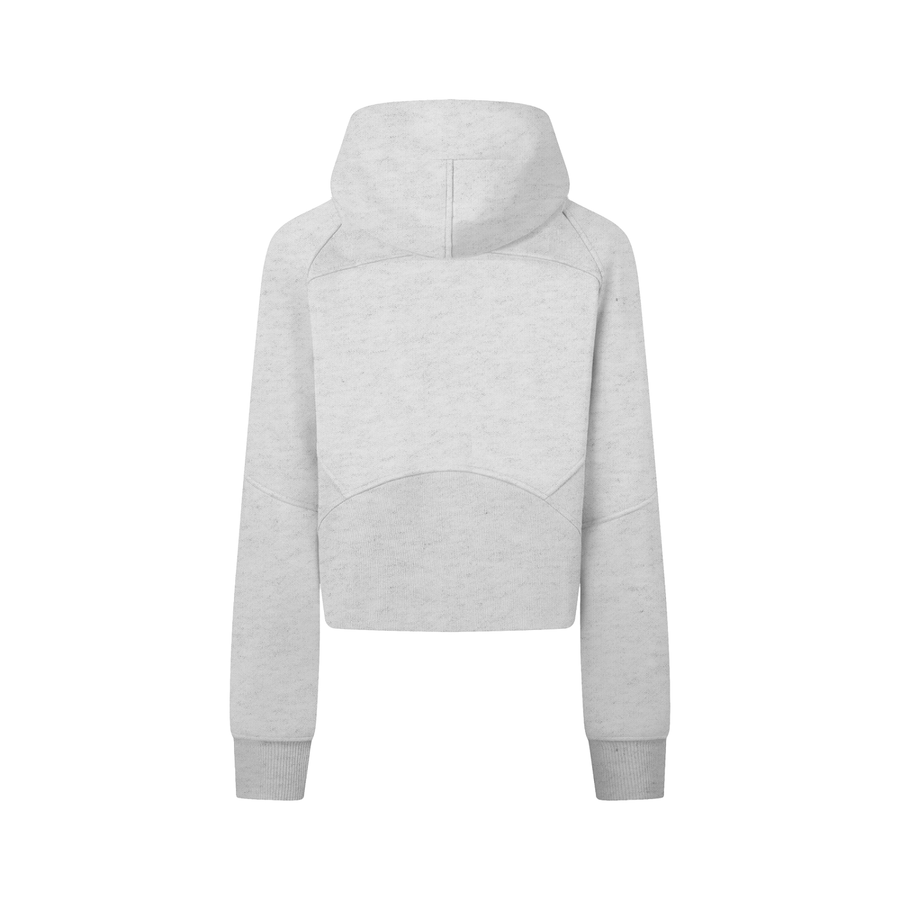 Zip-Through Cropped Hoodie