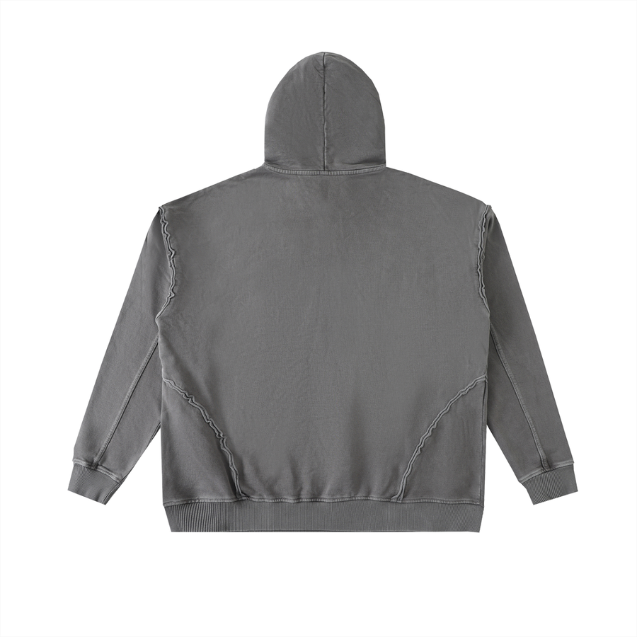 Raw-Seam Hoodie