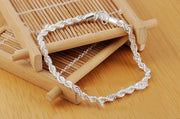 Silver Jewelry Rope Bracelet