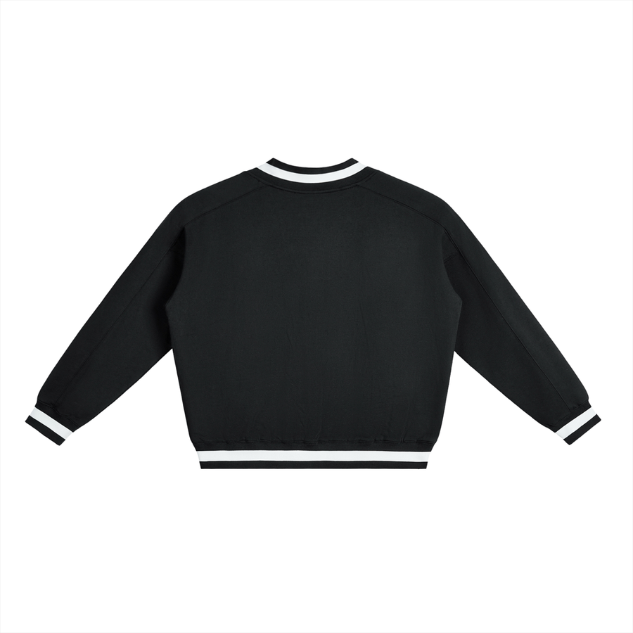 V-Neck Collar Sweatshirt
