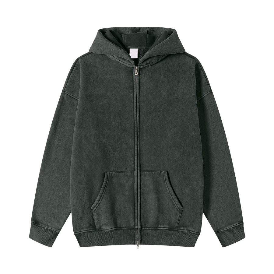 Zip Fleece Hoodie