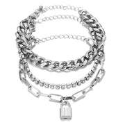 Ladies Vintage Twist Chain Bracelet