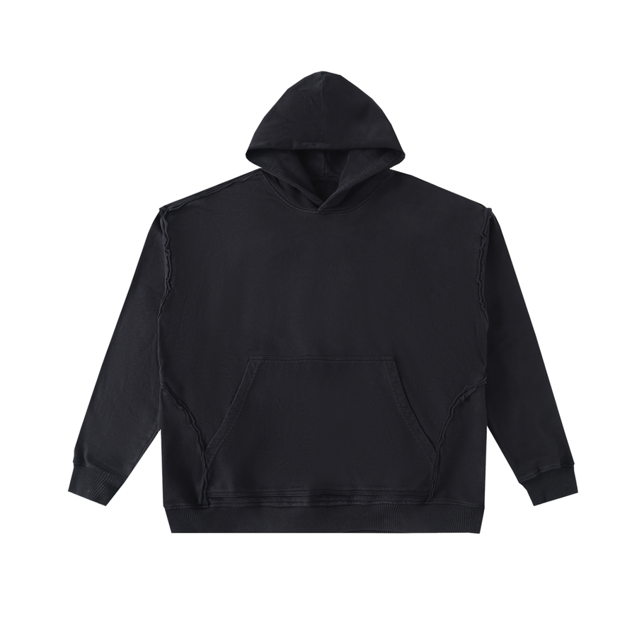 Raw-Seam Hoodie