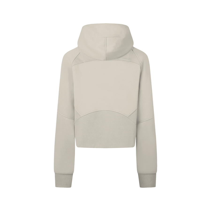 Zip-Through Cropped Hoodie