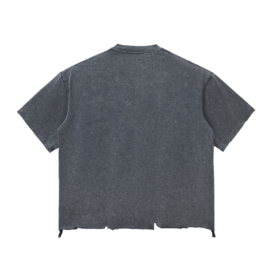 Raw-Hem Boxy T-shirt