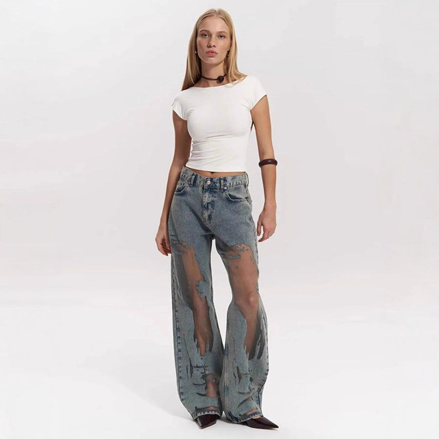 Straight-leg Jeans