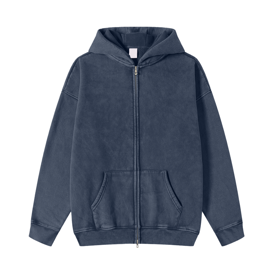 Zip Fleece Hoodie