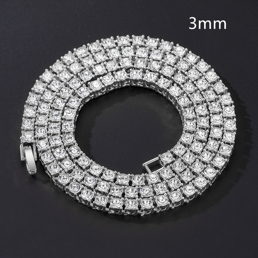 Diamond Tennis Chain Necklace