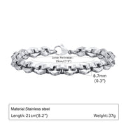 Mens Casual Steel Bracelet